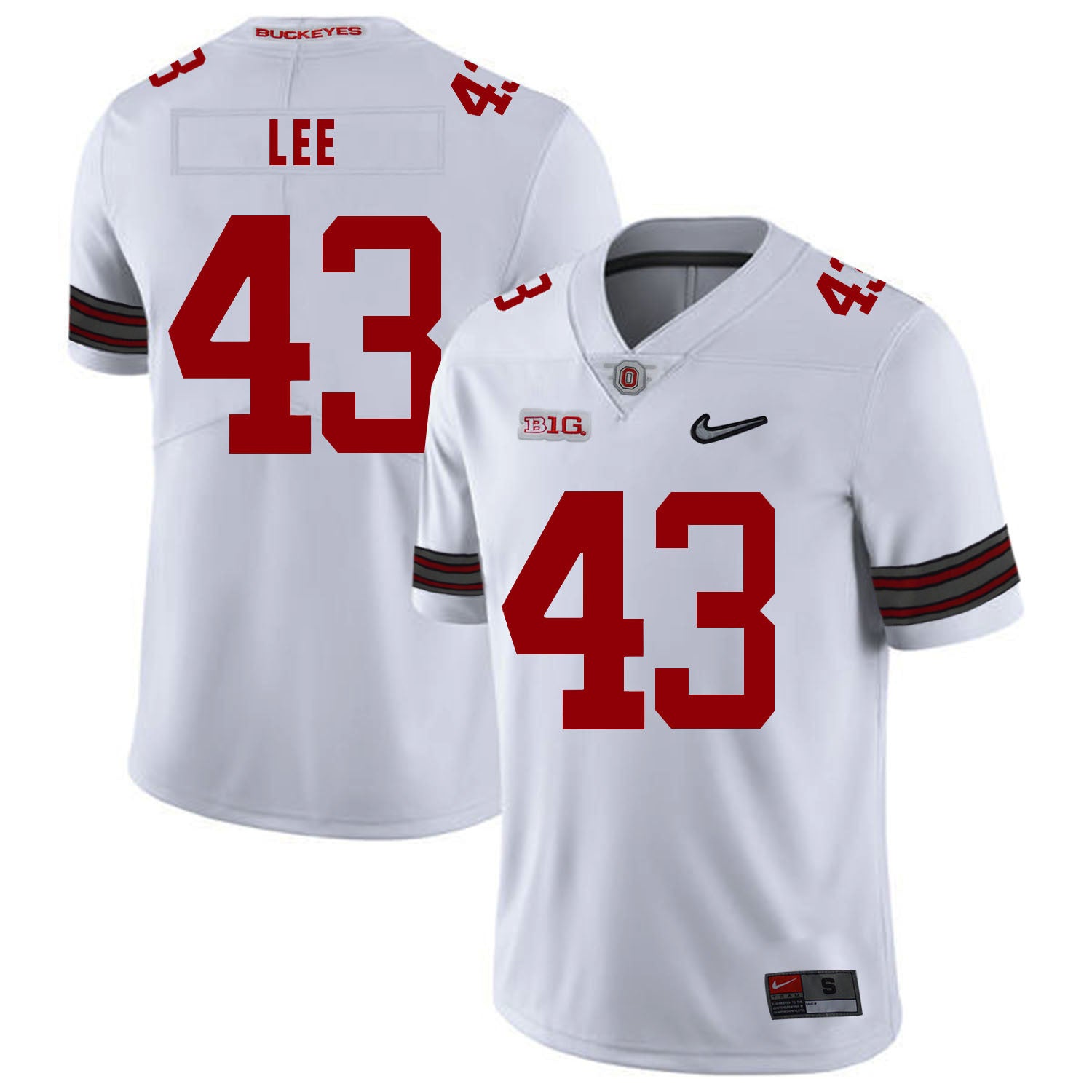 Darron Lee Ohio State Buckeyes white jersey