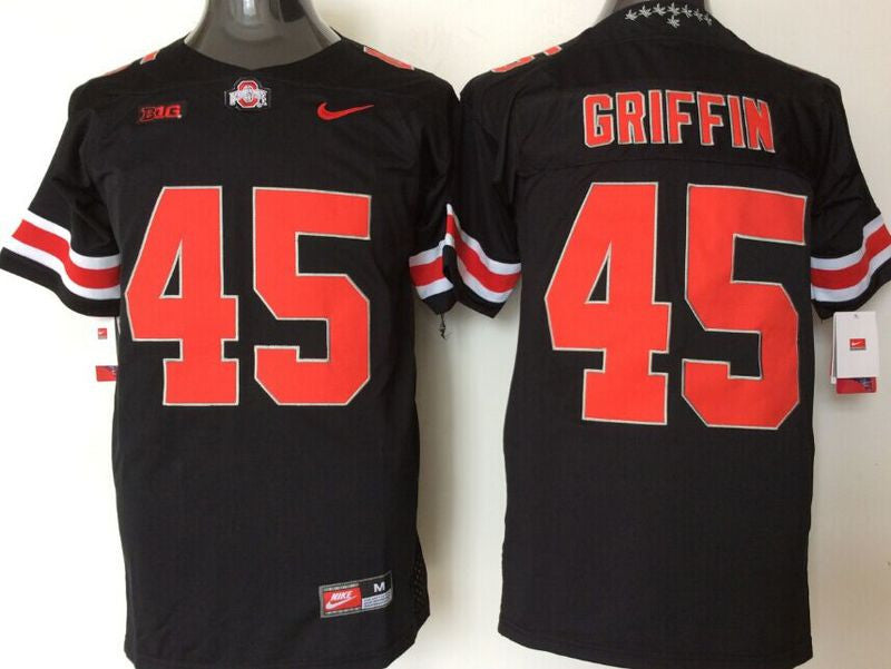 Archie Griffin Ohio State Buckeyes black jersey