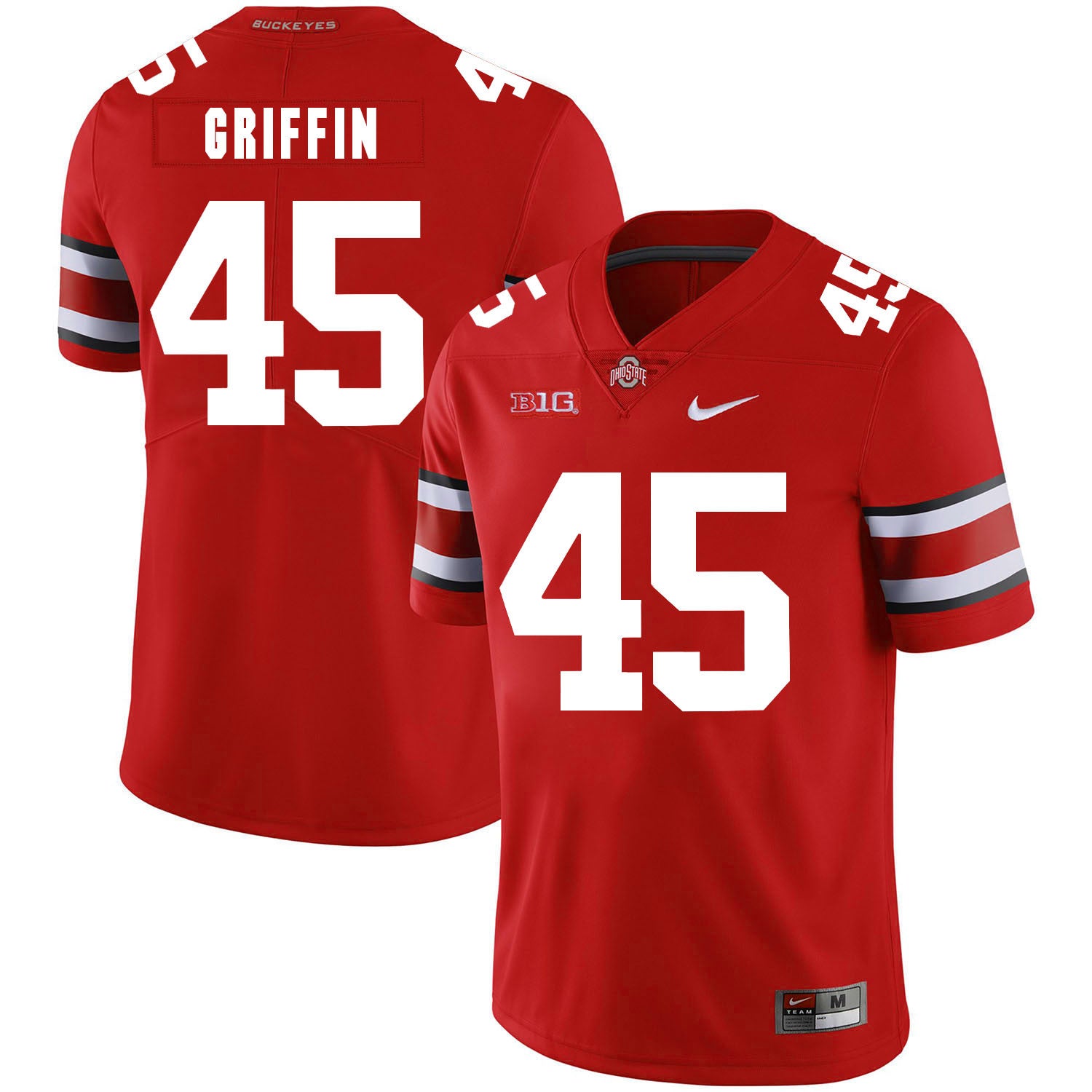 Archie Griffin Ohio State Buckeyes red jersey
