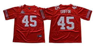 Archie Griffin Ohio State Buckeyes red Throwback jersey