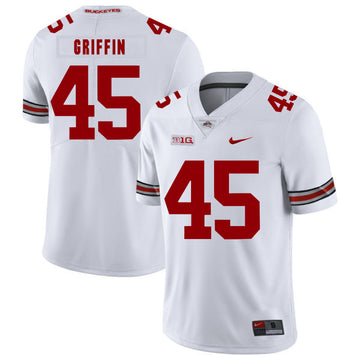 Archie Griffin Ohio State Buckeyes white jersey
