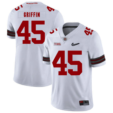 Archie Griffin Ohio State Buckeyes white jersey
