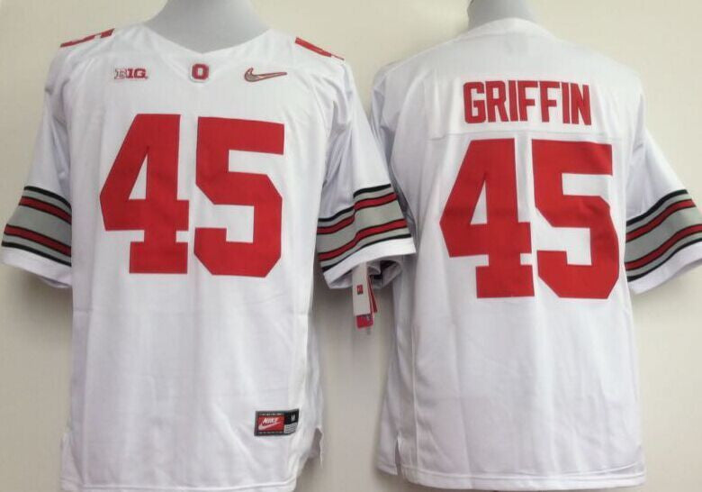 Griffin Ohio State Buckeyes white jersey