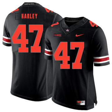 Chic Harley Ohio State Buckeyes black Shadow jersey