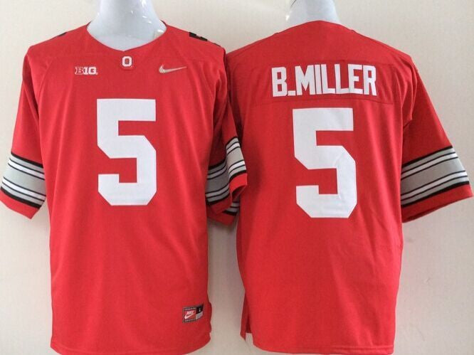 B.Miller Ohio State Buckeyes red jersey