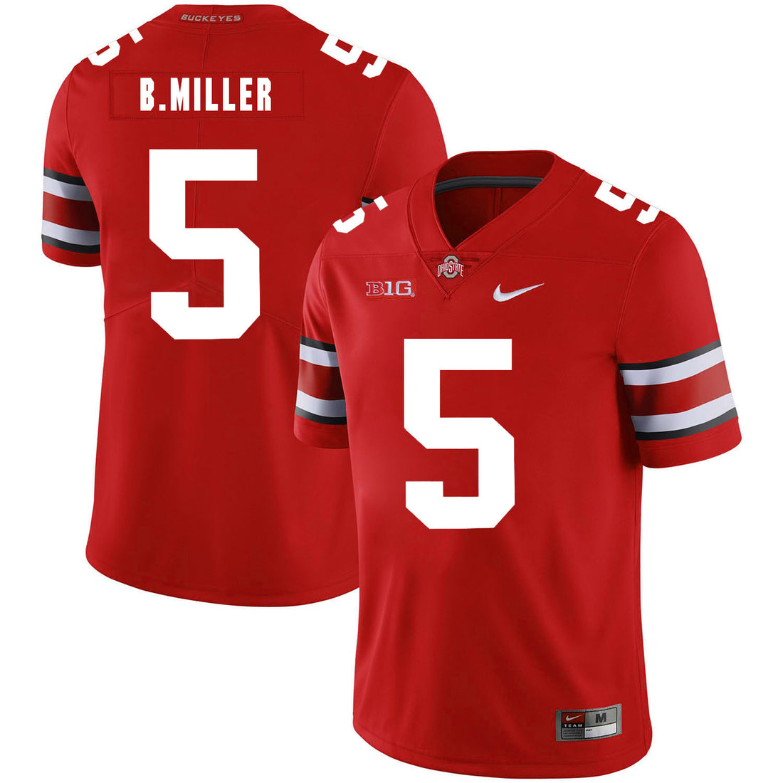 Braxton Miller Ohio State Buckeyes red jersey