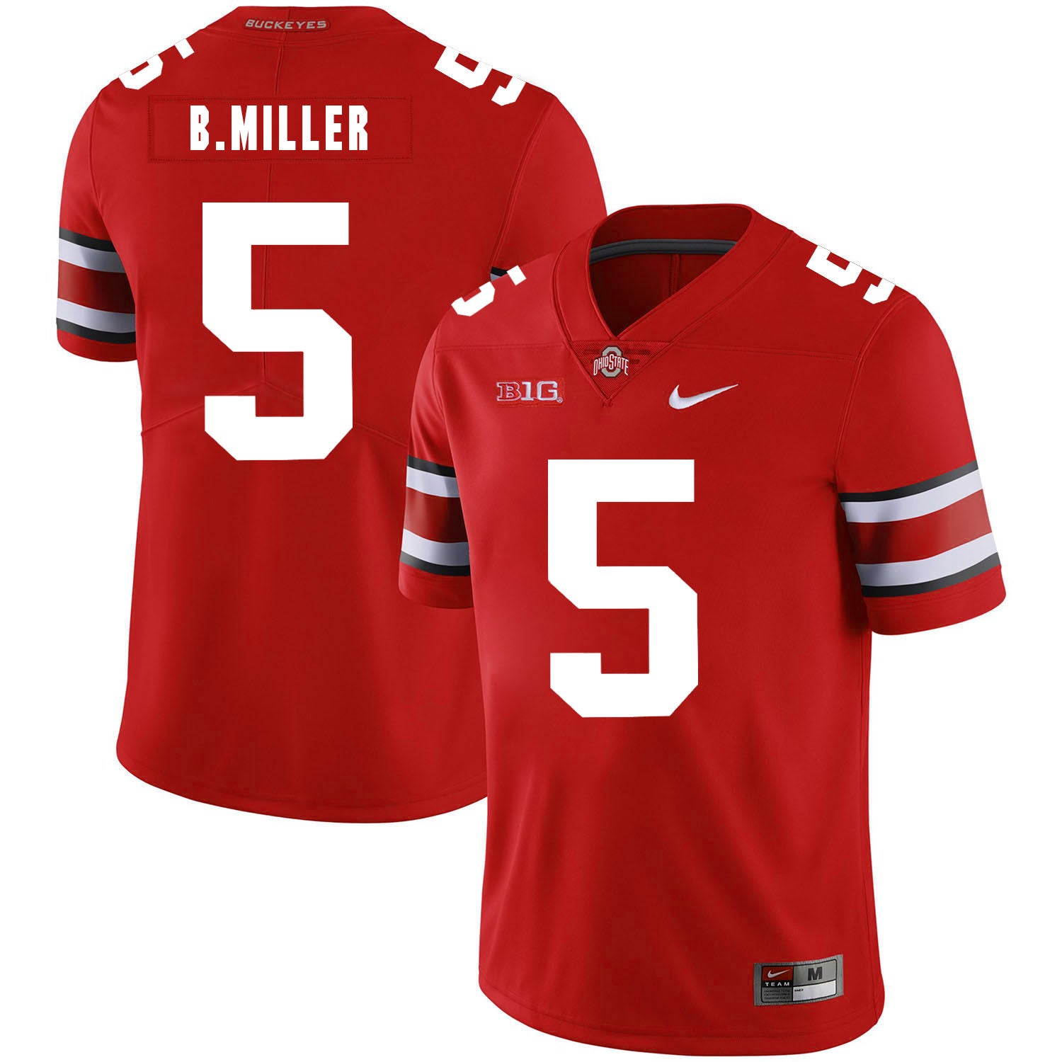 Braxton Miller Ohio State Buckeyes red jersey