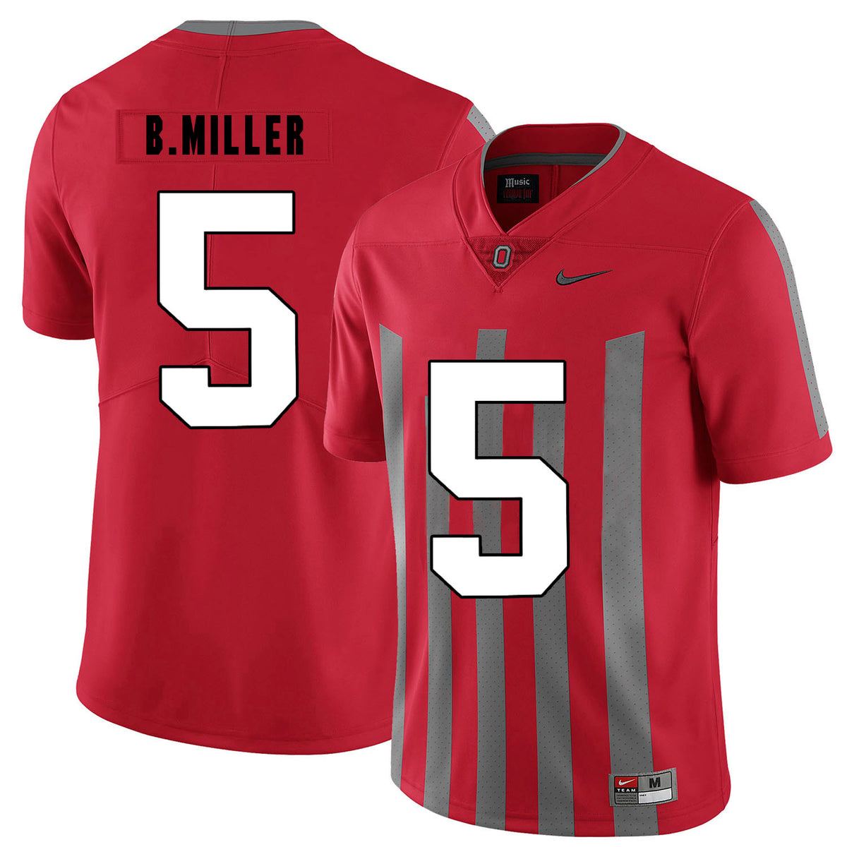 Braxton Miller Ohio State Buckeyes red Elite jersey