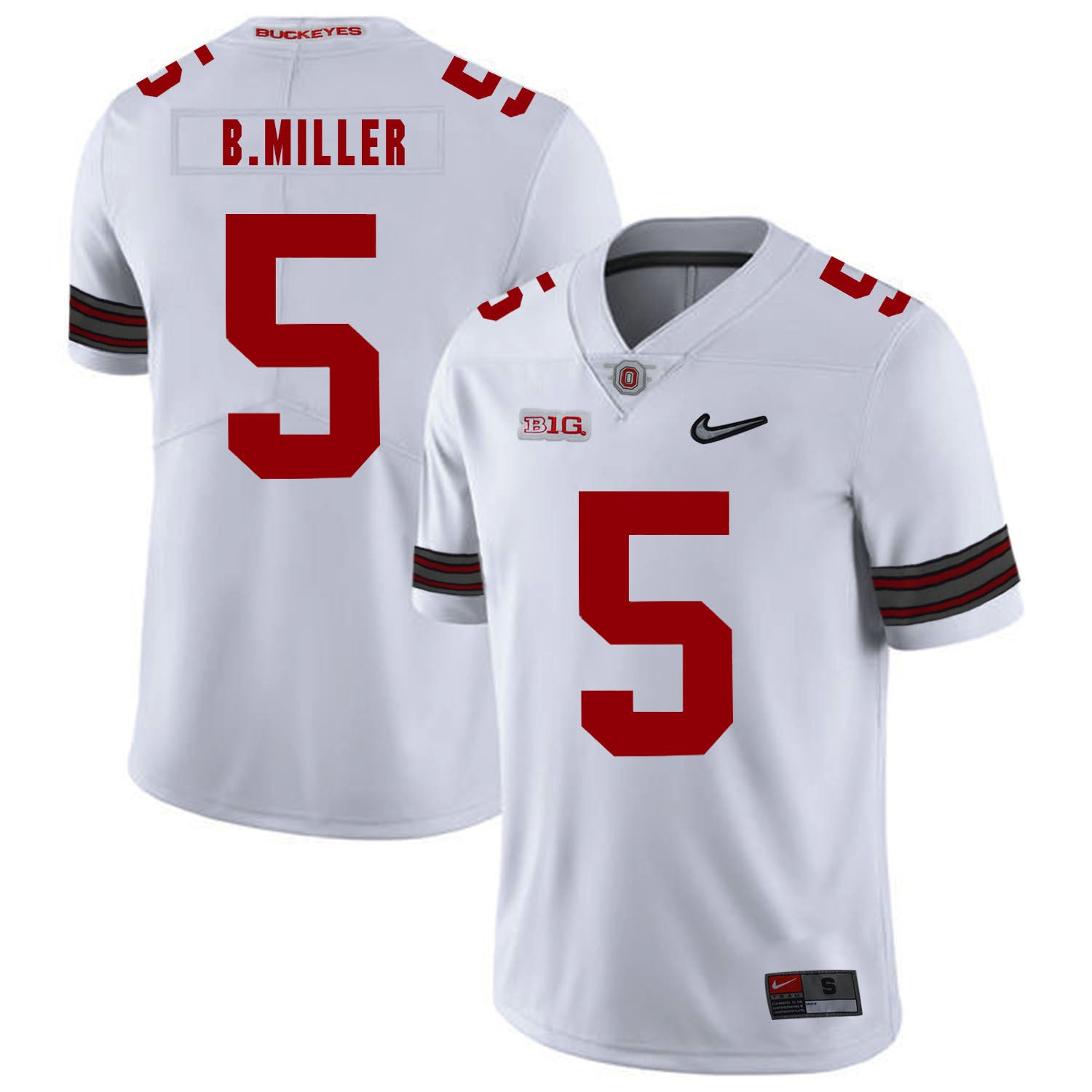 Braxton Miller Ohio State Buckeyes white jersey