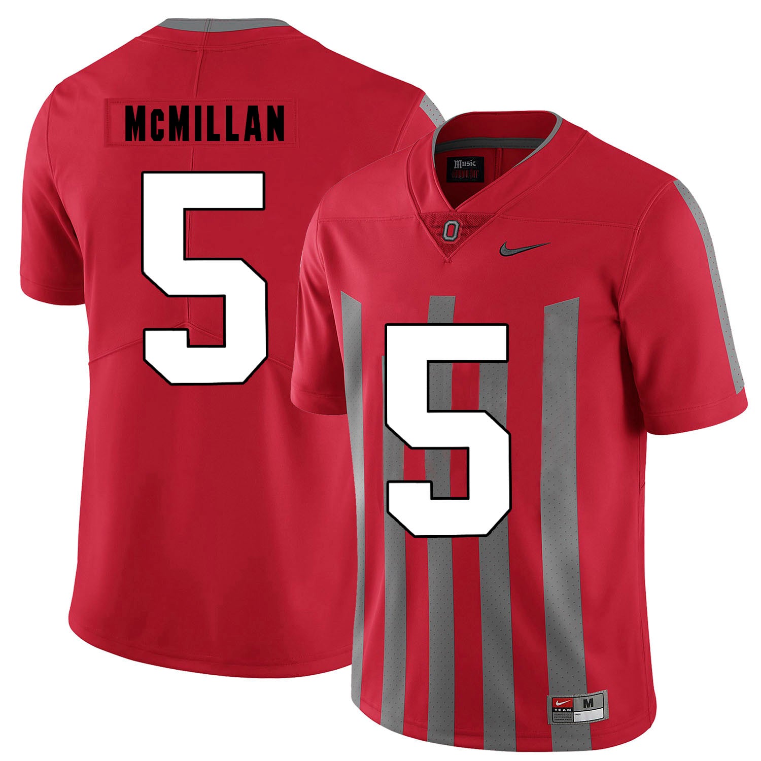 Raekwon McMillan Ohio State Buckeyes red Elite jersey