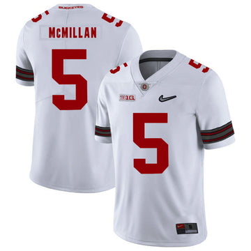Raekwon McMillan Ohio State Buckeyes white jersey