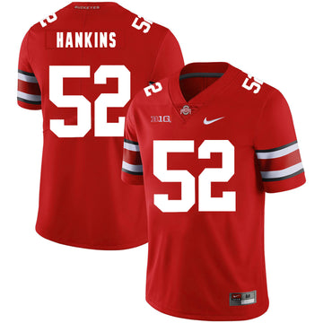 Johnathan Hankins Ohio State Buckeyes red jersey