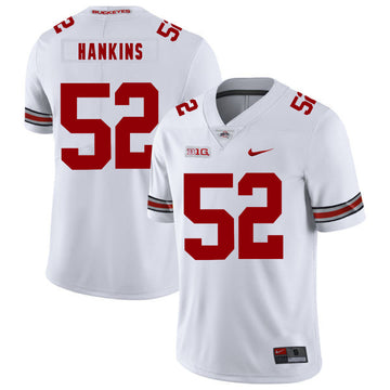 Johnathan Hankins Ohio State Buckeyes white jersey