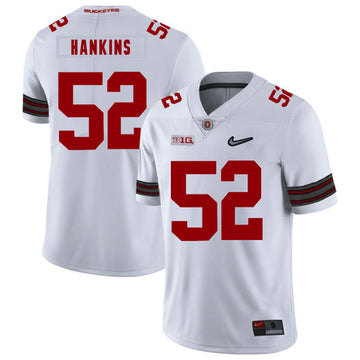 Johnathan Hankins Ohio State Buckeyes white jersey