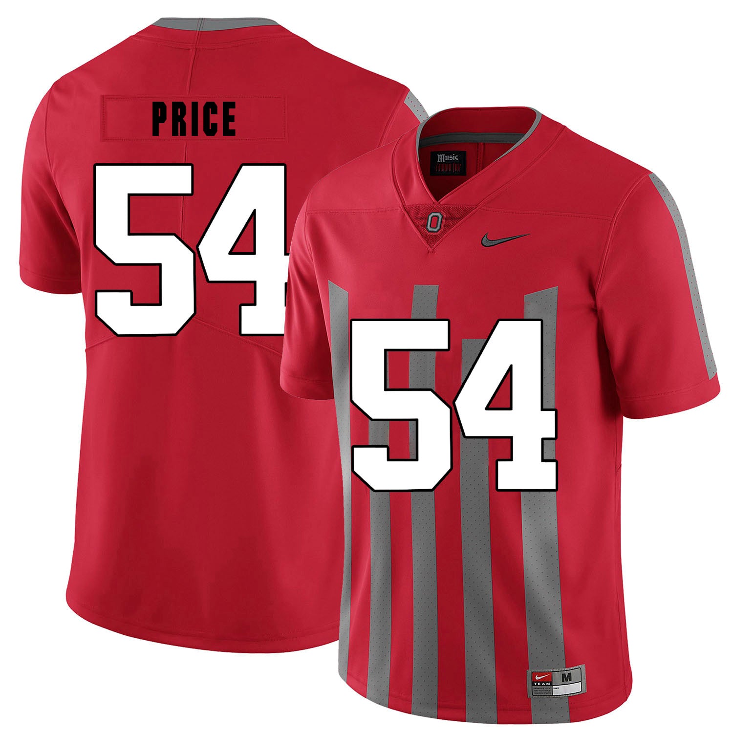 Billy Price Ohio State Buckeyes red Elite jersey