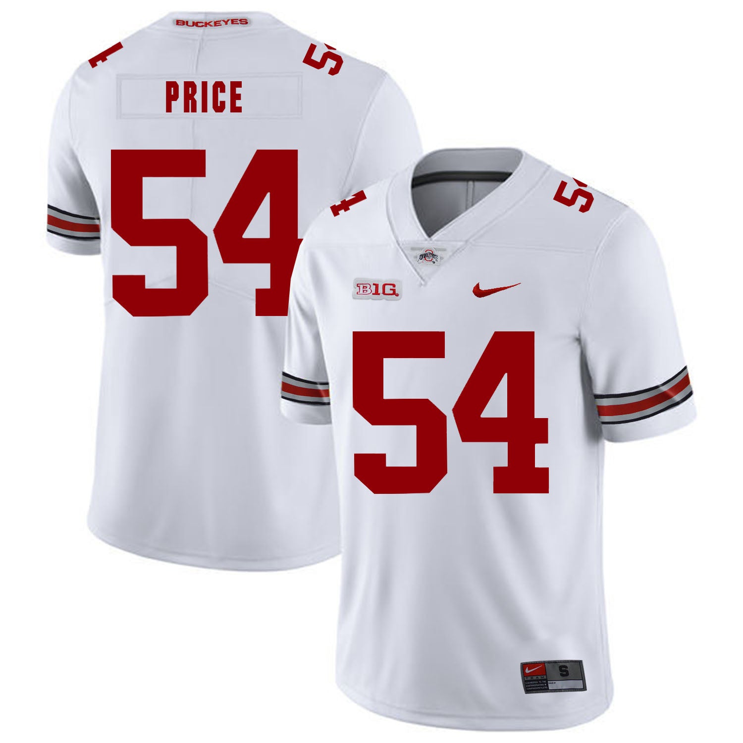 Billy Price Ohio State Buckeyes white jersey