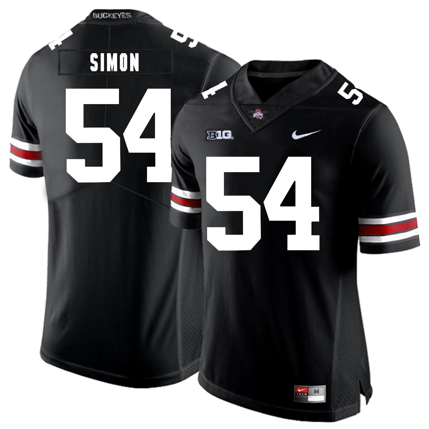 John Simon Ohio State Buckeyes black jersey