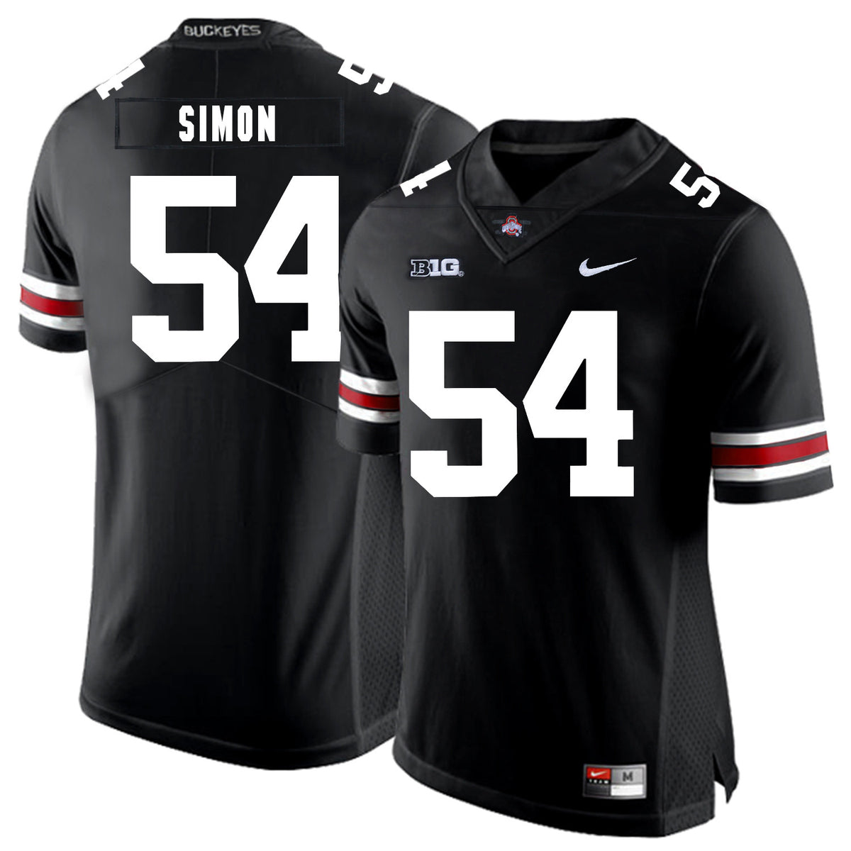 John Simon Ohio State Buckeyes black jersey