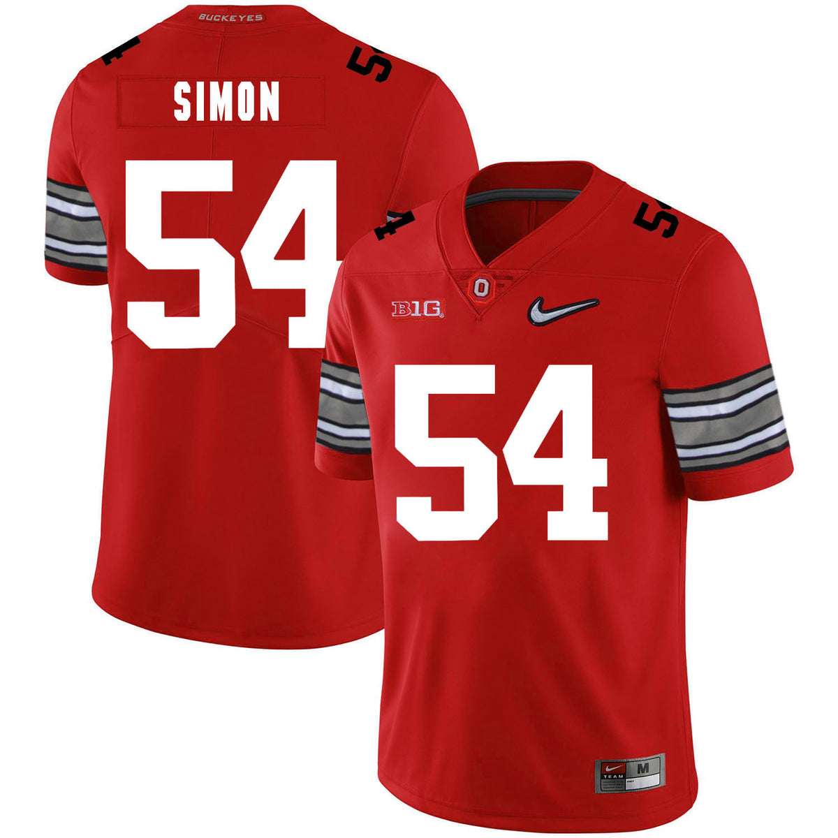 John Simon Ohio State Buckeyes red jersey