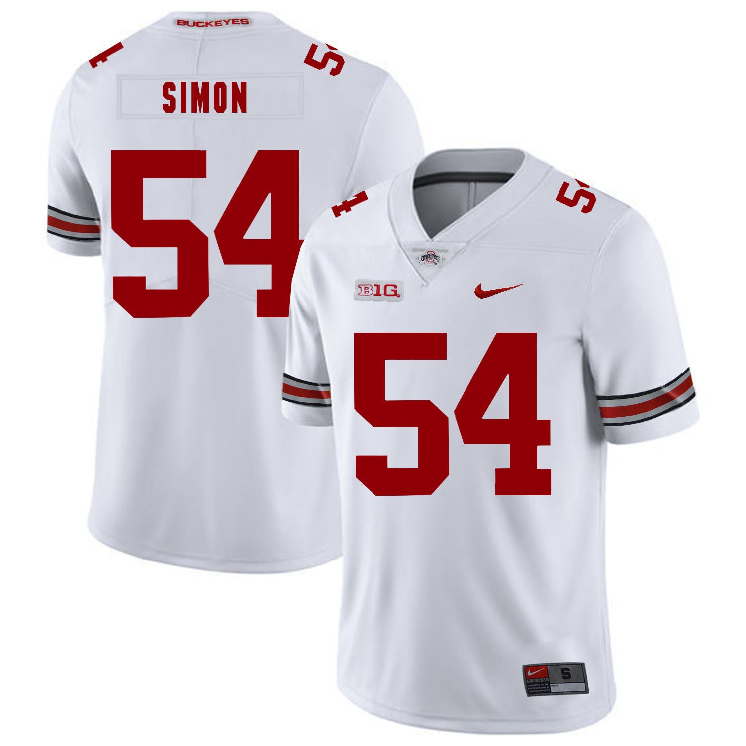 John Simon Ohio State Buckeyes white jersey