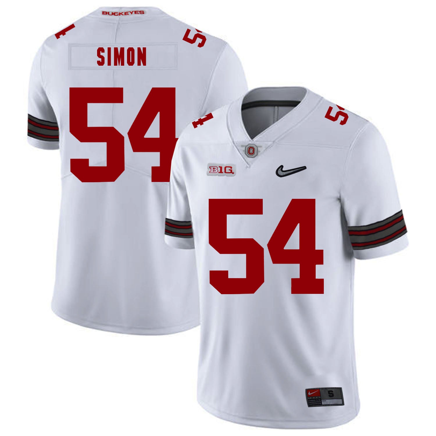 John Simon Ohio State Buckeyes white jersey