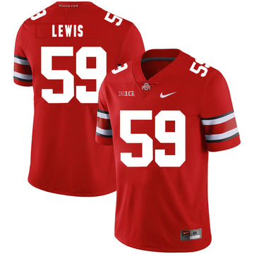Tyquan Lewis Ohio State Buckeyes red jersey