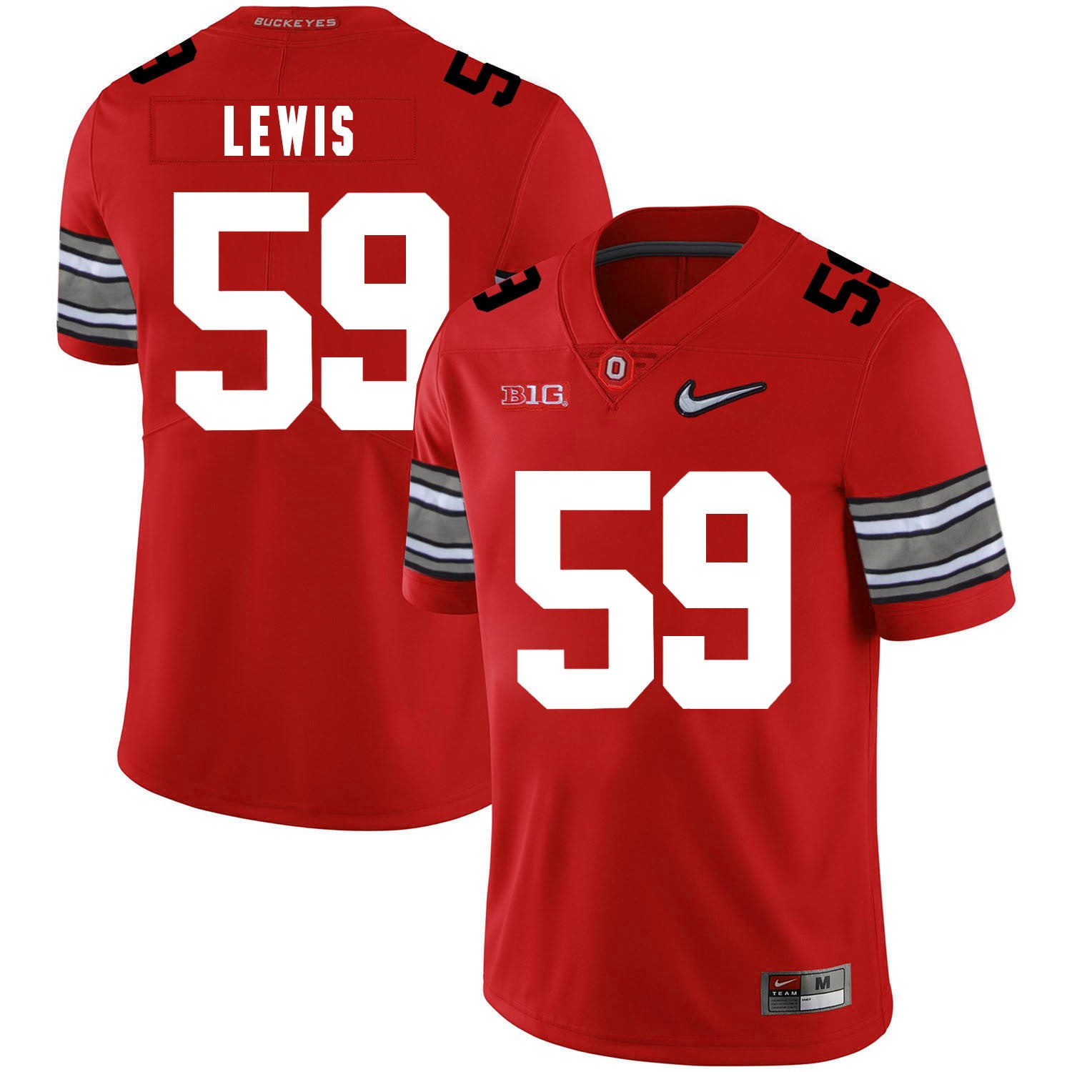 Tyquan Lewis Ohio State Buckeyes red jersey