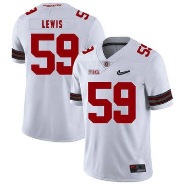 Tyquan Lewis Ohio State Buckeyes white jersey