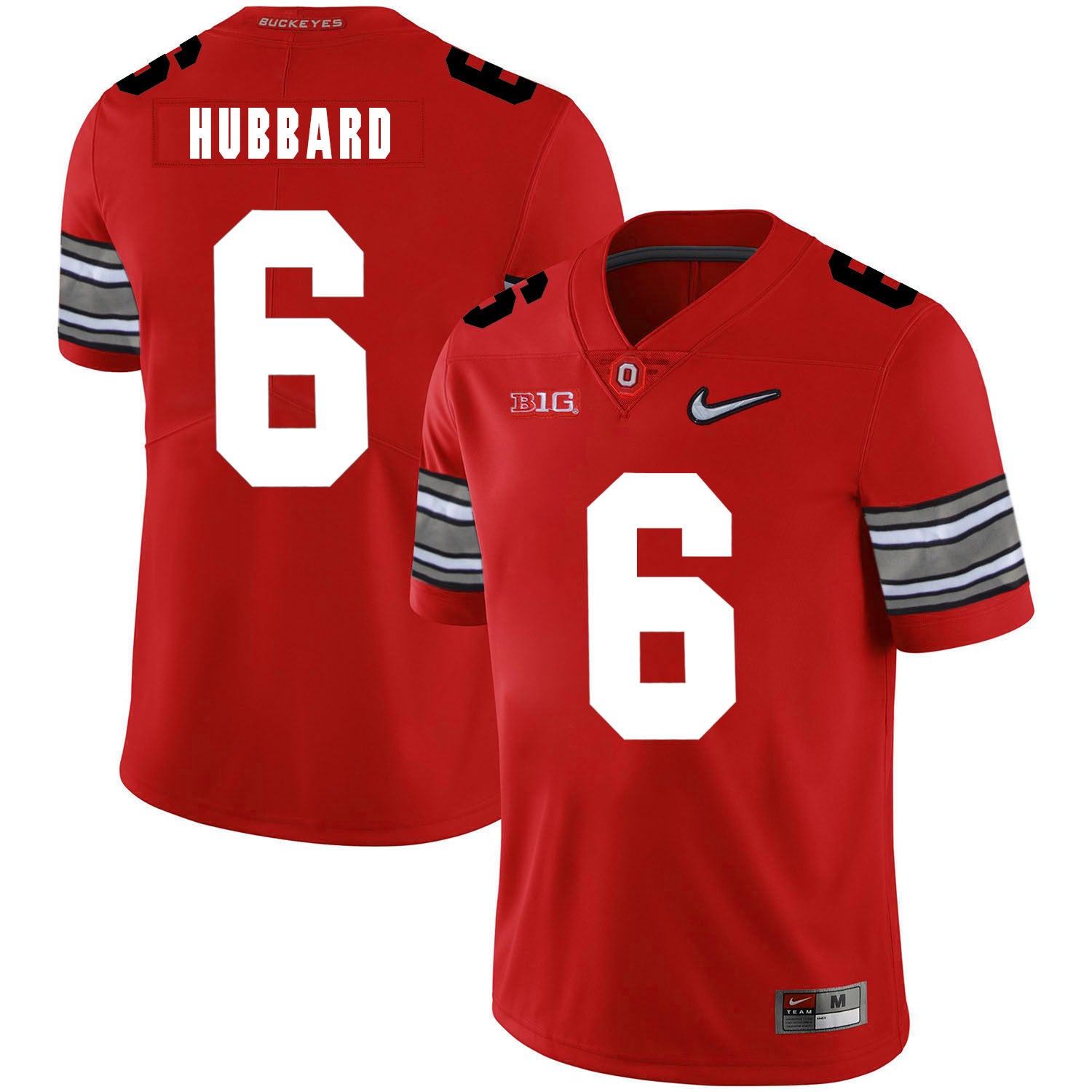 Sam Hubbard Ohio State Buckeyes red jersey