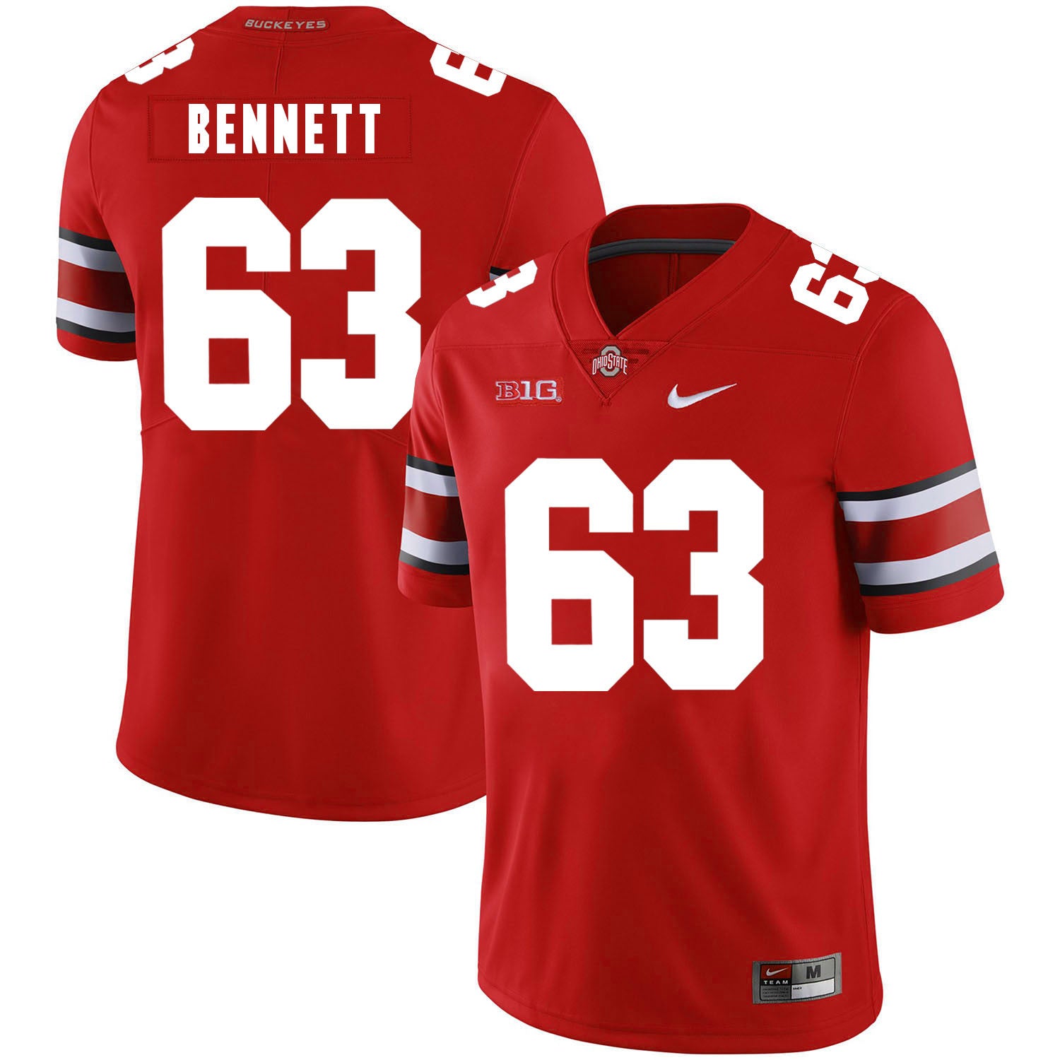 Michael Bennett IV Ohio State Buckeyes red jersey