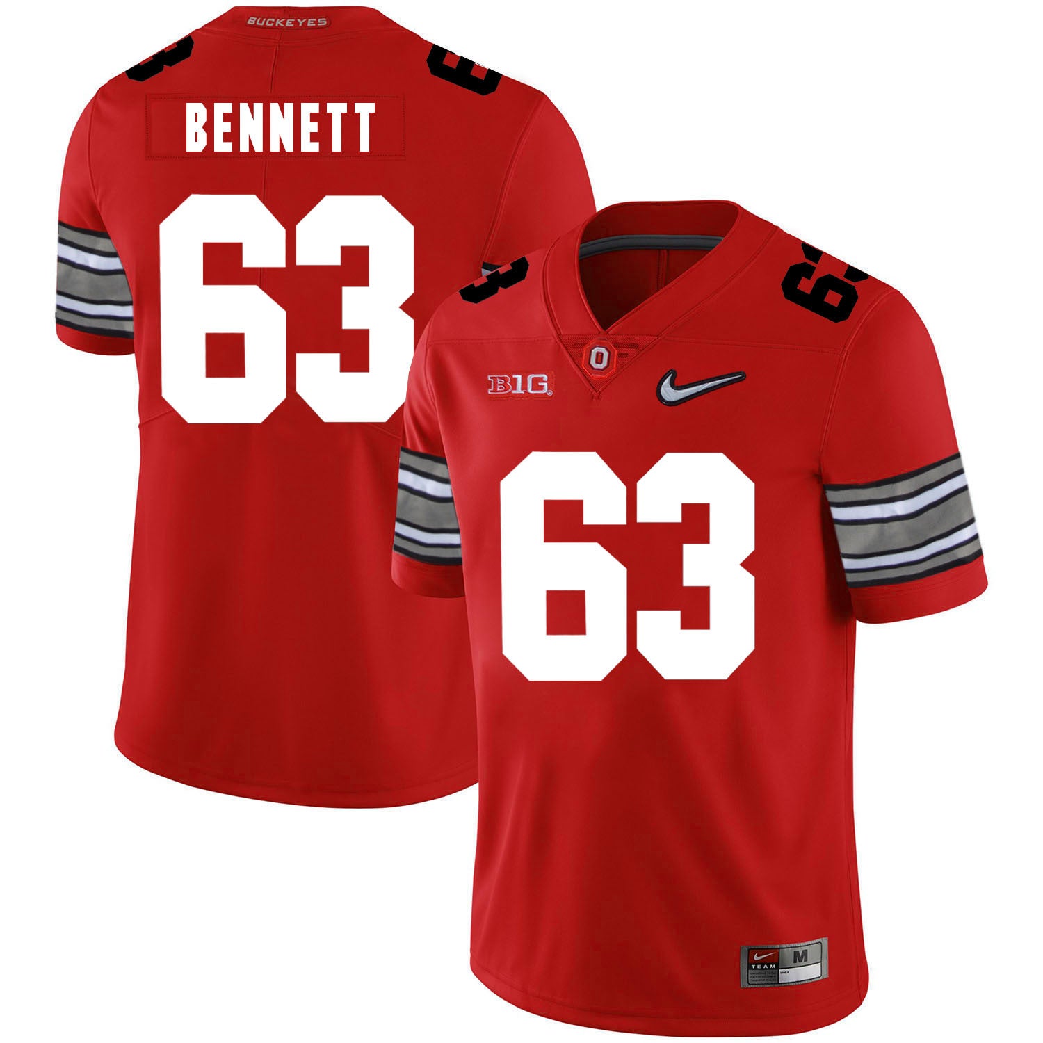 Michael Bennett IV Ohio State Buckeyes red jersey