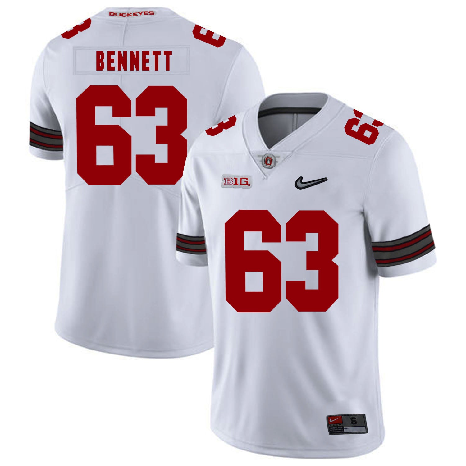 Michael Bennett IV Ohio State Buckeyes white jersey