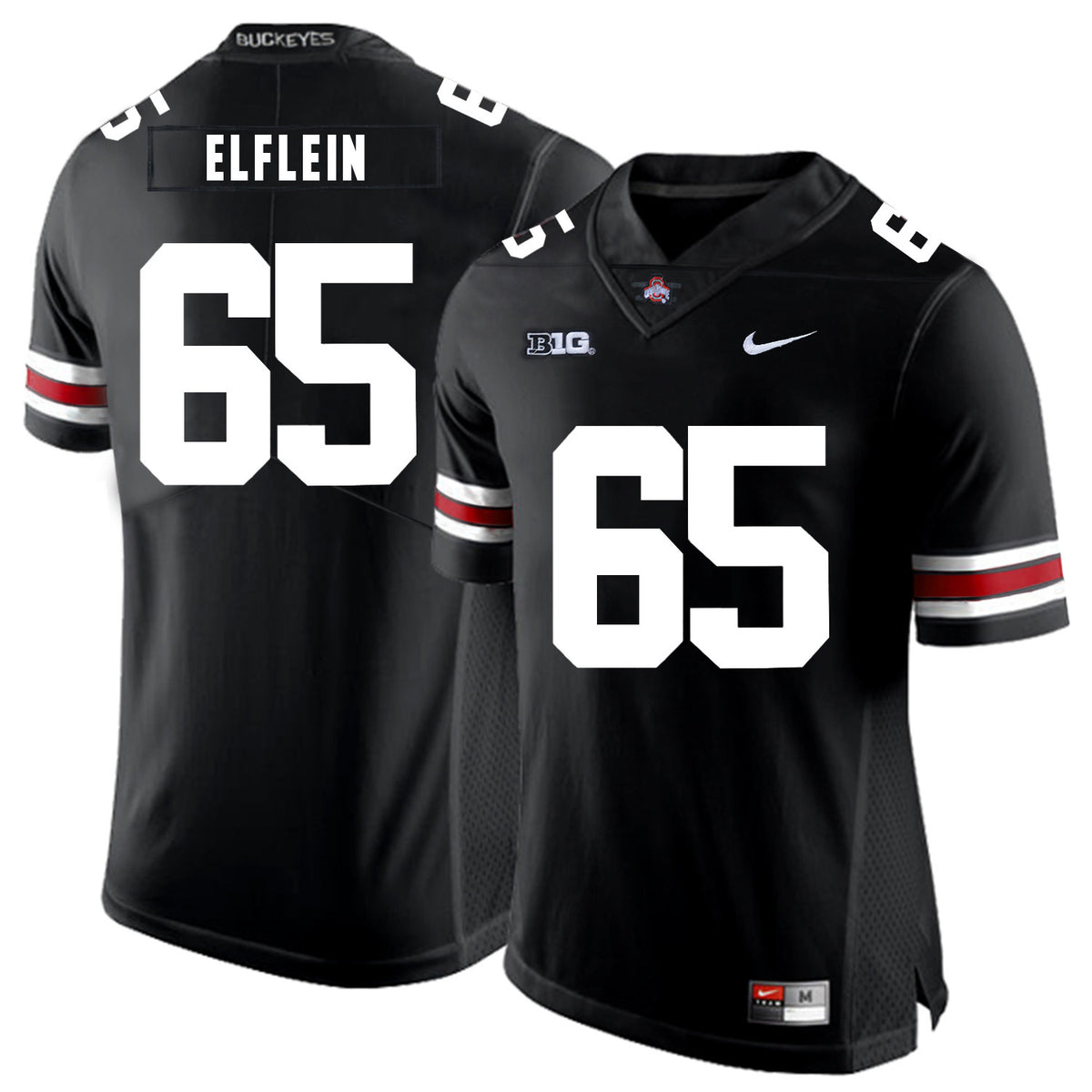Pat Elflein Ohio State Buckeyes black jersey