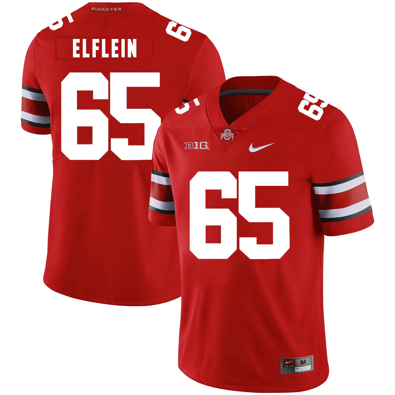 Pat Elflein Ohio State Buckeyes red jersey