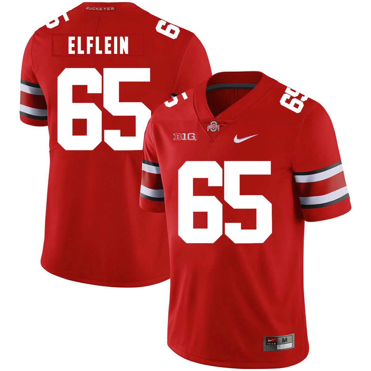 Pat Elflein Ohio State Buckeyes red jersey