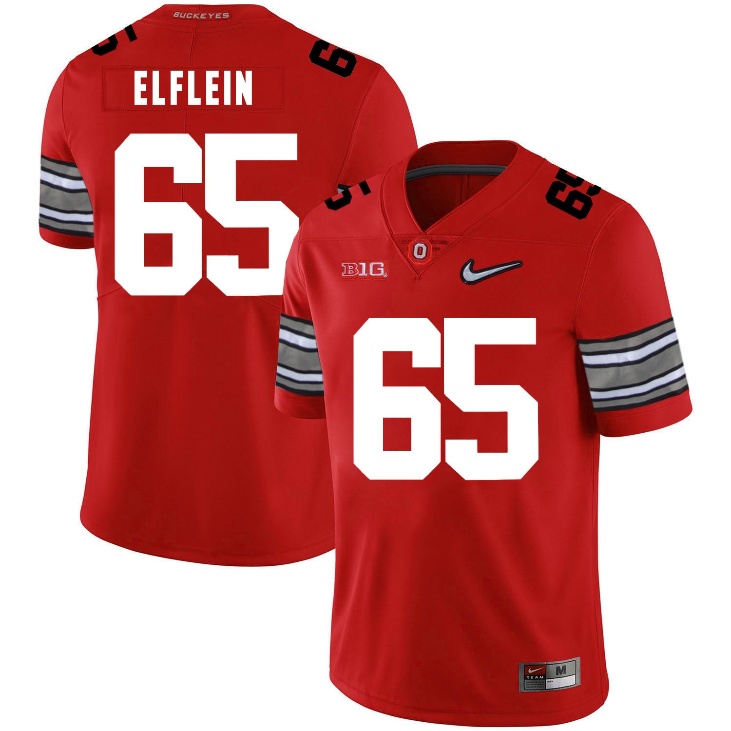 Pat Elflein Ohio State Buckeyes red jersey