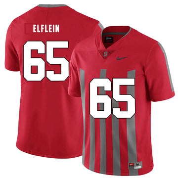Pat Elflein Ohio State Buckeyes red Elite jersey