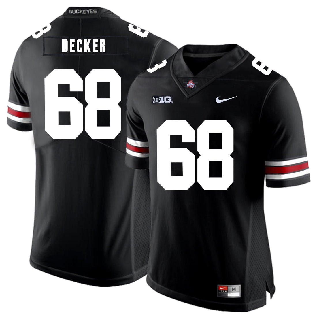 Taylor Decker Ohio State Buckeyes black jersey