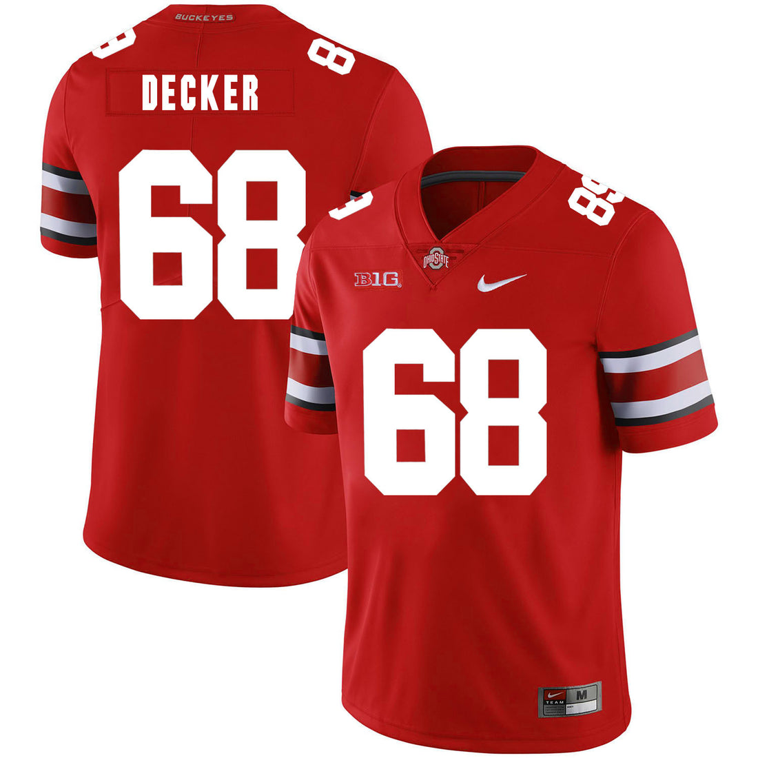Taylor Decker Ohio State Buckeyes red jersey