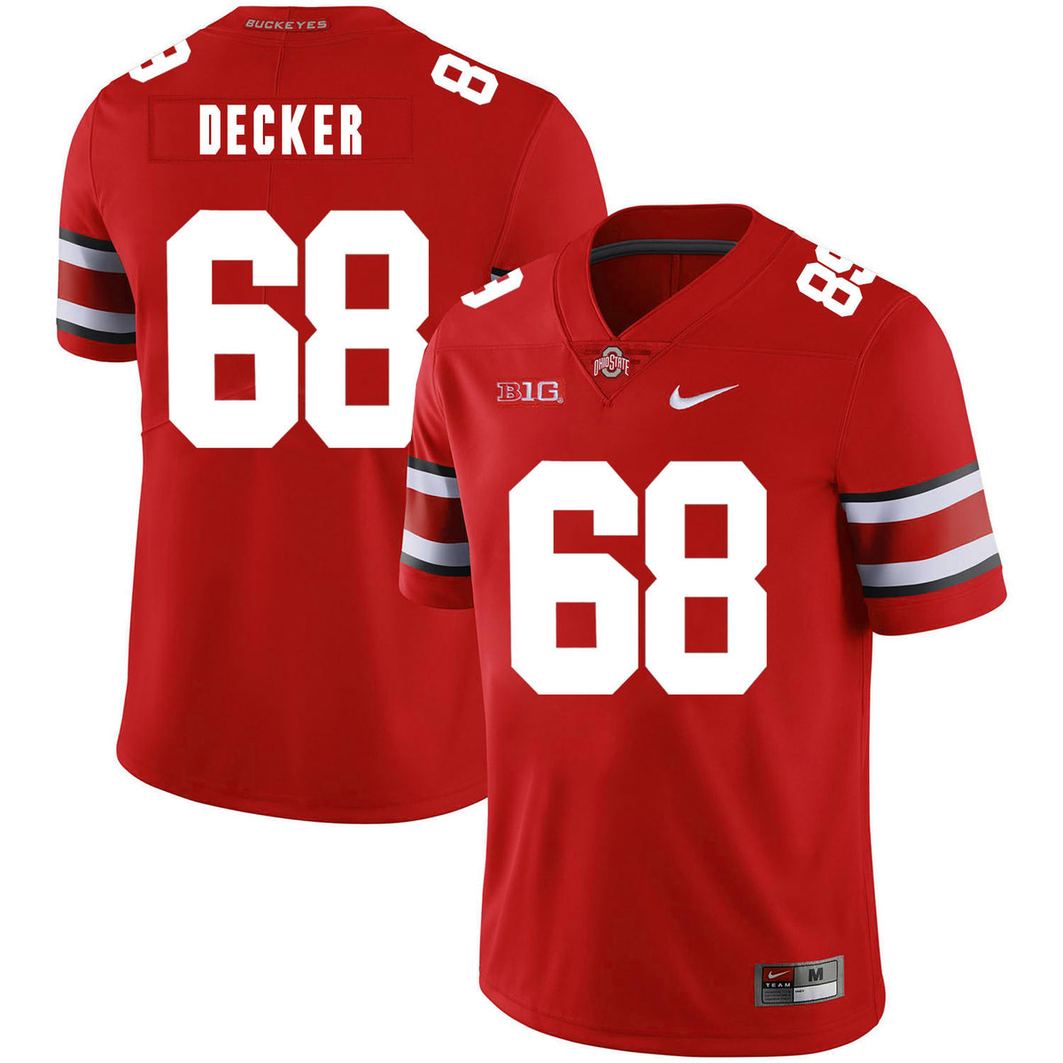 Taylor Decker Ohio State Buckeyes red jersey