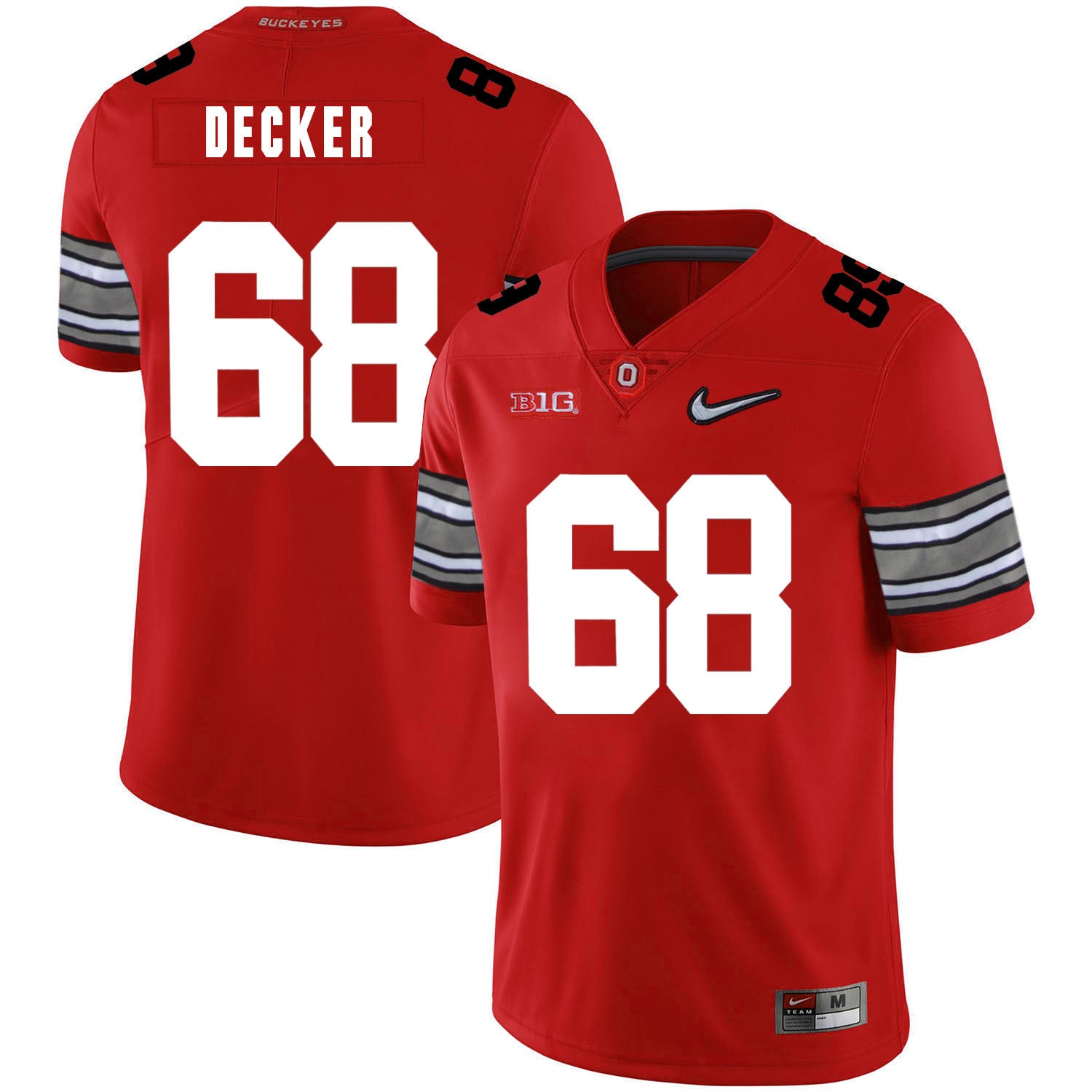 Taylor Decker Ohio State Buckeyes red jersey