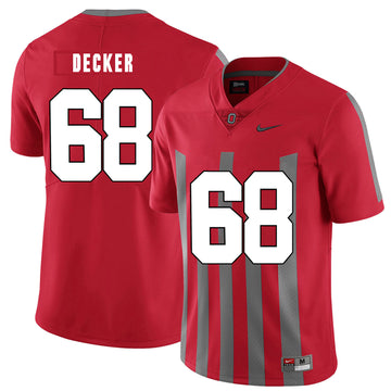 Taylor Decker Ohio State Buckeyes red Elite jersey