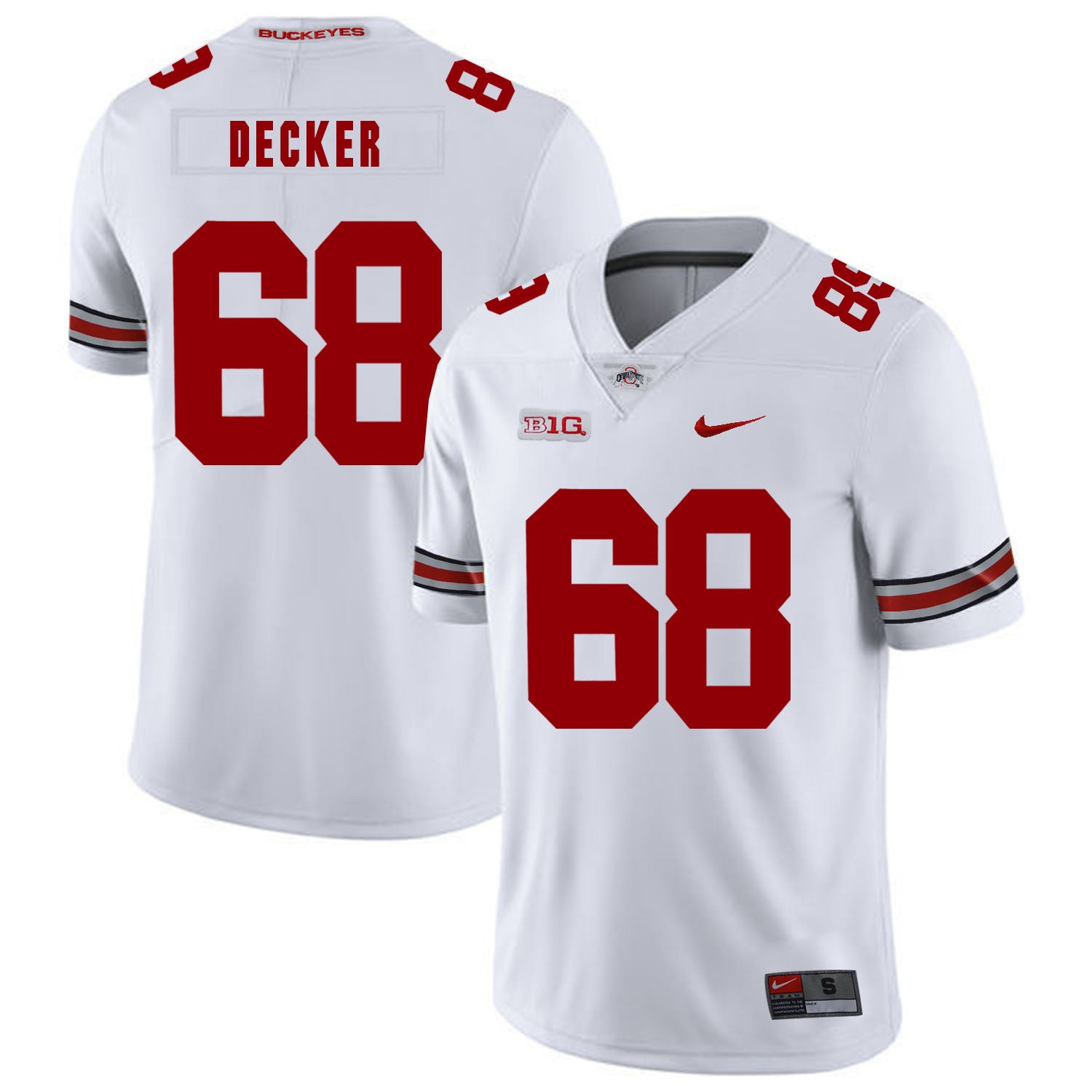 Taylor Decker Ohio State Buckeyes white jersey