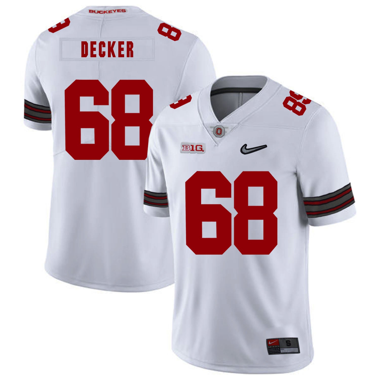 Taylor Decker Ohio State Buckeyes white jersey