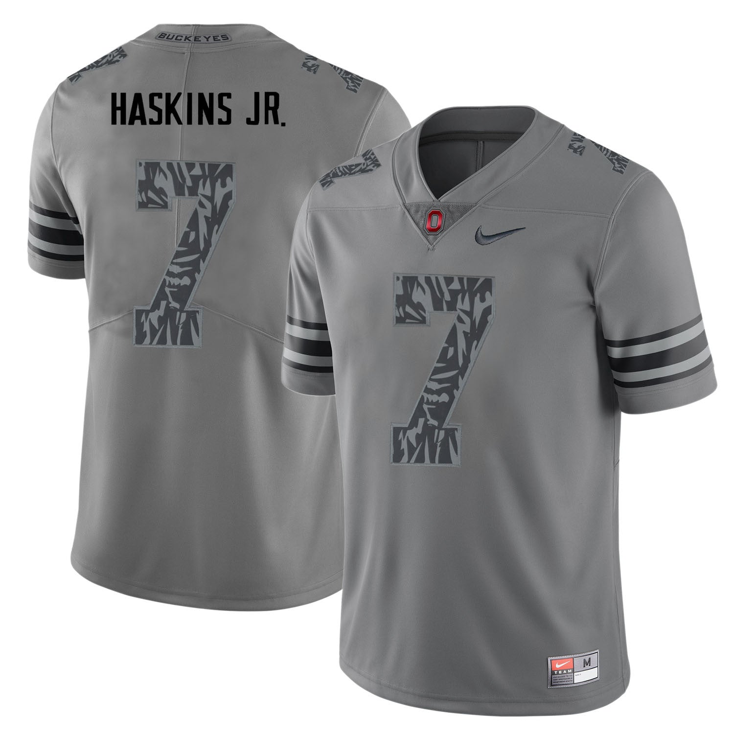 Dwayne Haskins Ohio State Buckeyes gray Shadow jersey