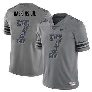 Dwayne Haskins Ohio State Buckeyes gray Shadow jersey