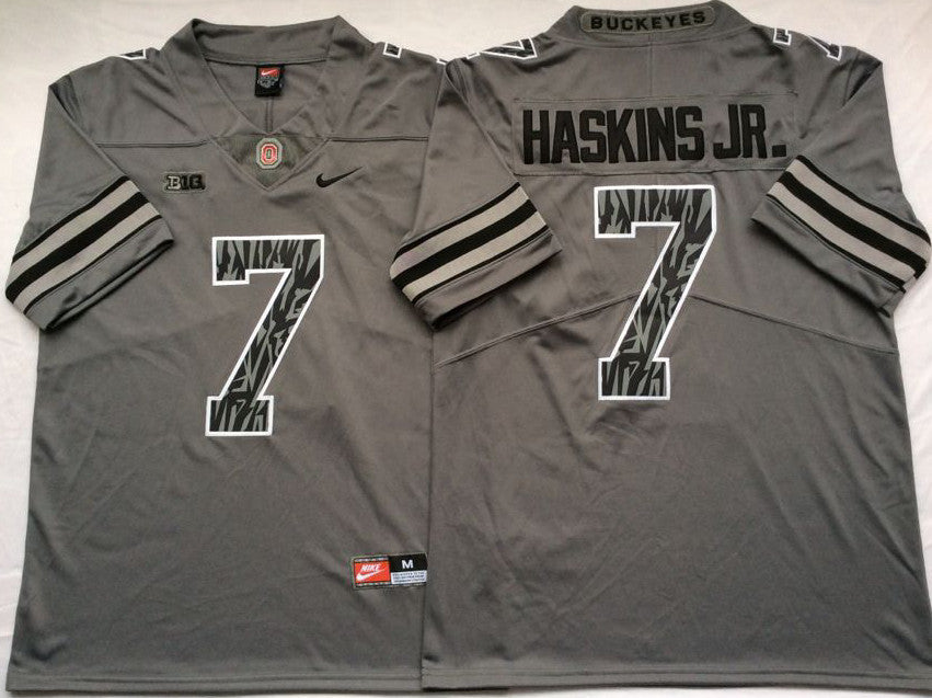 Dwayne Haskins Jr Ohio State Buckeyes gray Shadow jersey