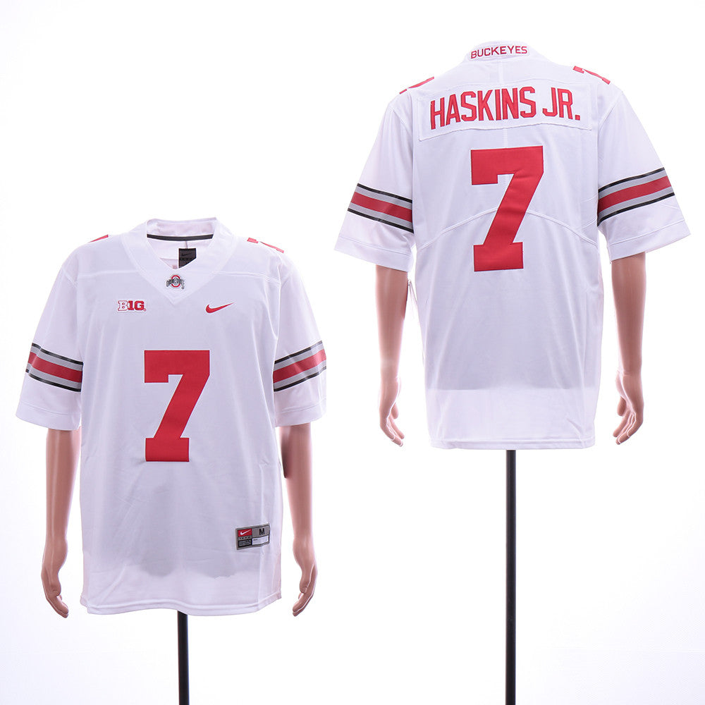 Dwayne Haskins Jr Ohio State Buckeyes white jersey