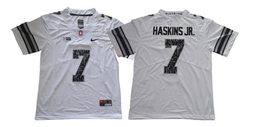 Dwayne Haskins Jr Ohio State Buckeyes white Shadow jersey