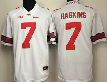 Dwayne Haskins Ohio State Buckeyes white jersey